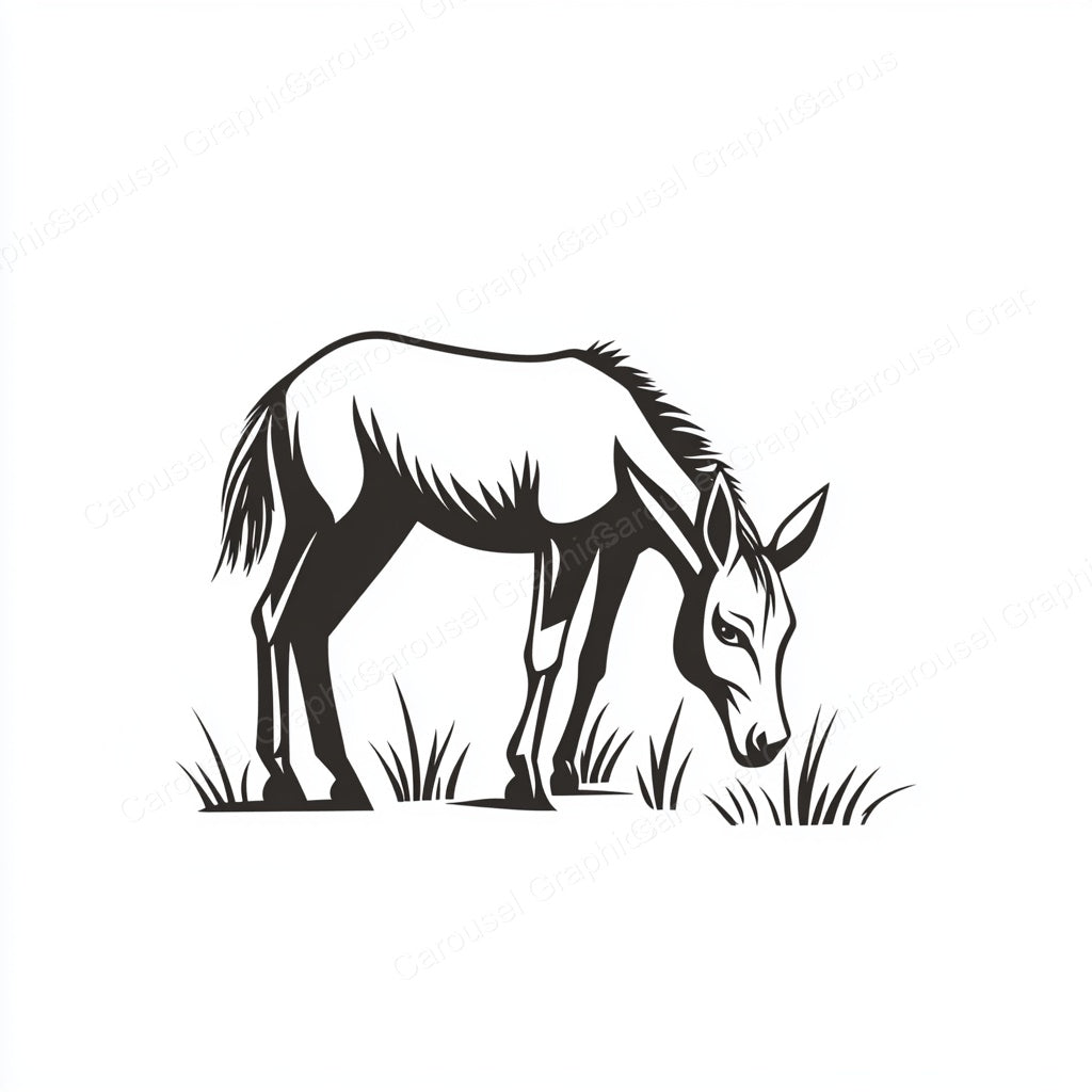 Donkey Vector Graphic preview