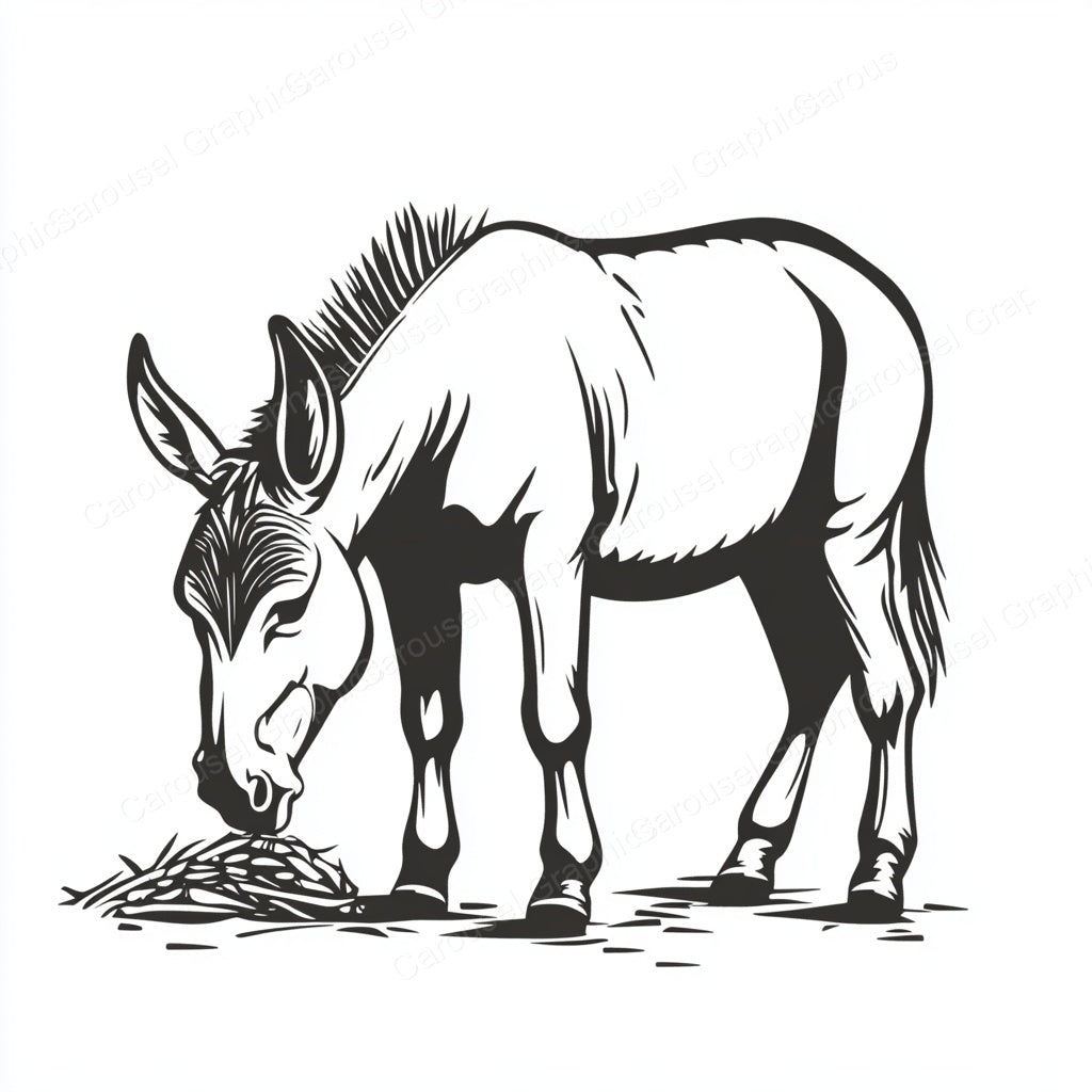 Donkey Vector Graphic preview