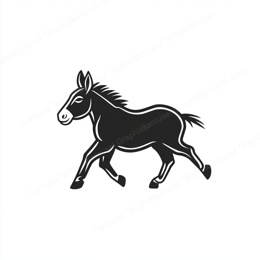 Donkey Vector Graphic preview