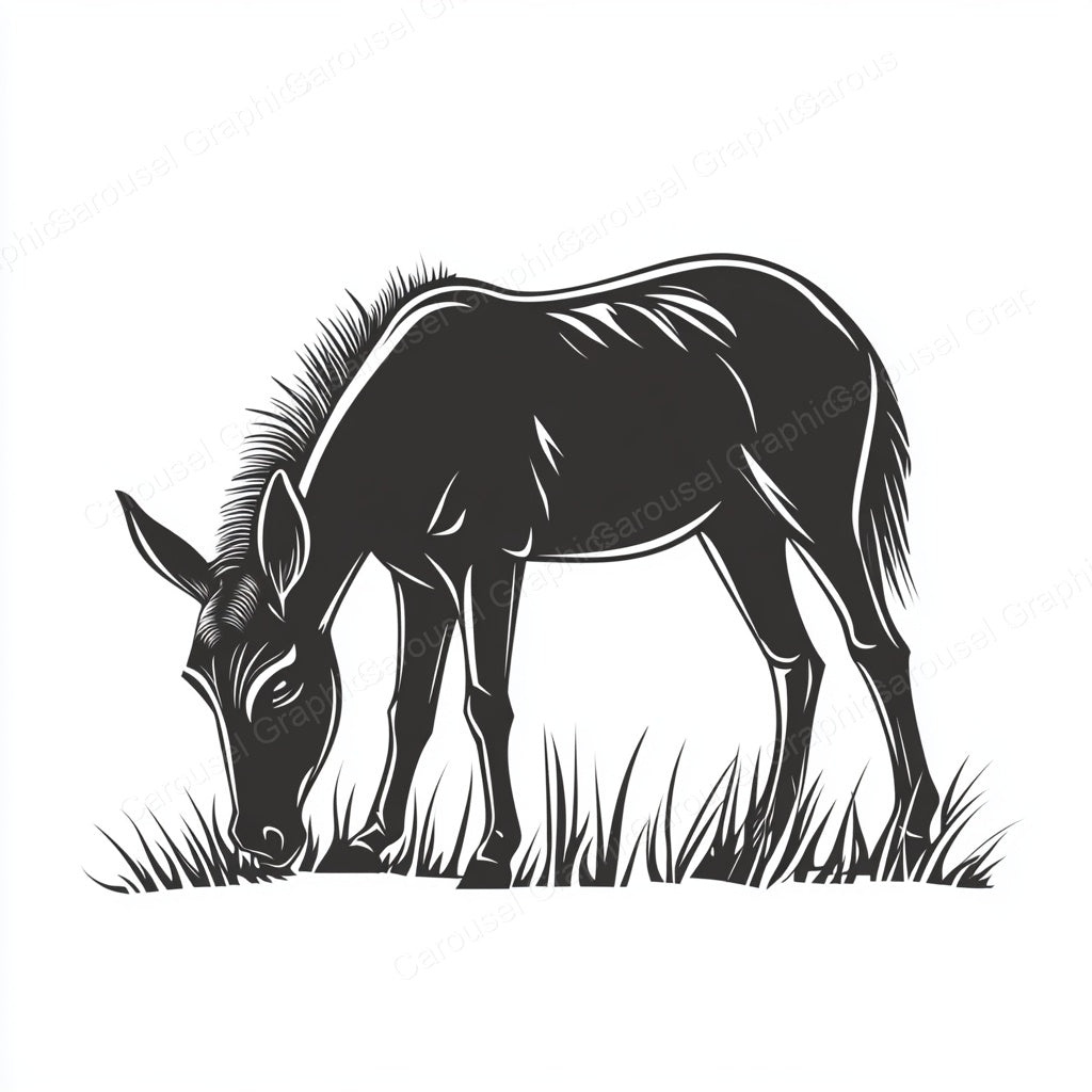 Donkey Vector Graphic preview
