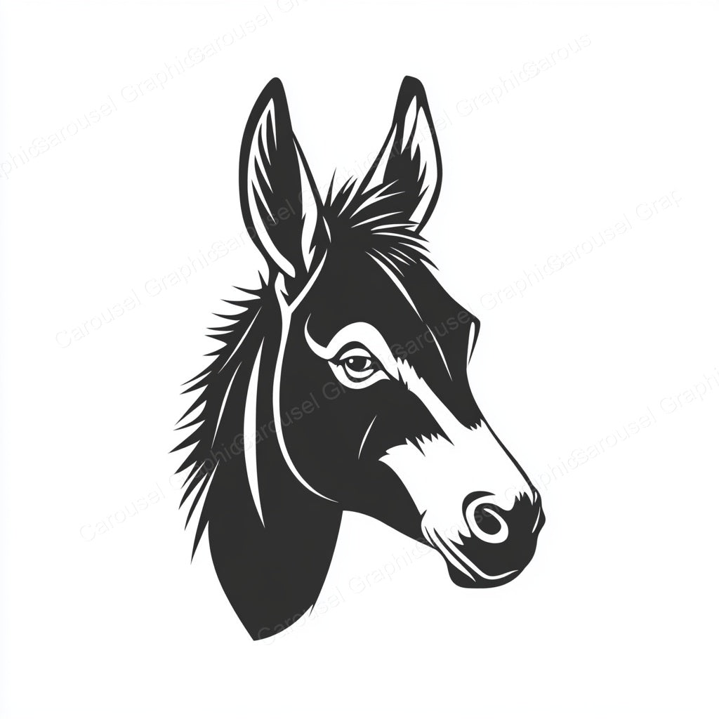 Donkey Vector Graphic preview