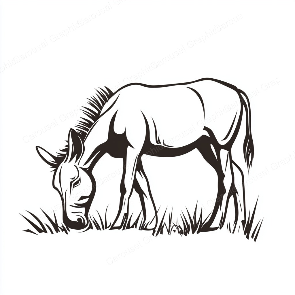 Donkey Vector Graphic preview