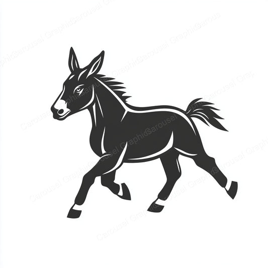 Donkey Vector Graphic preview