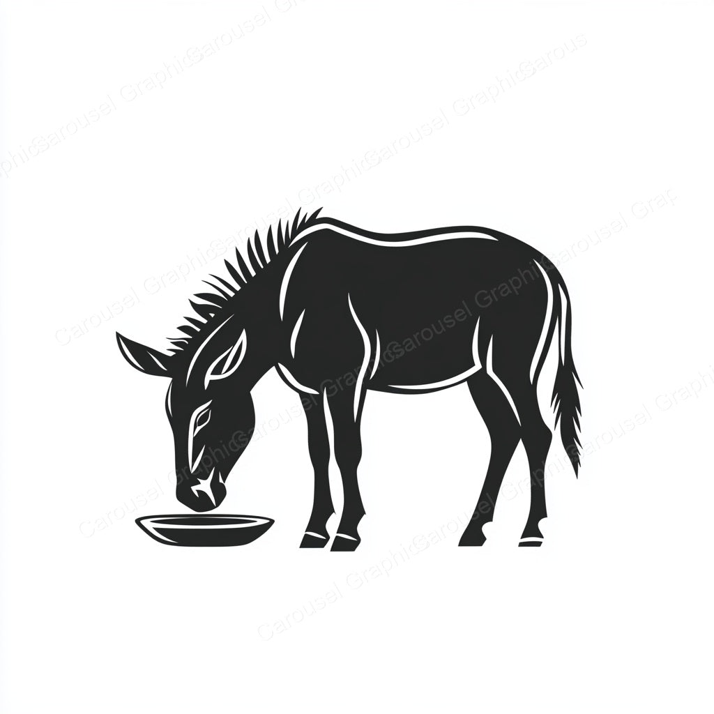 Donkey Vector Graphic preview