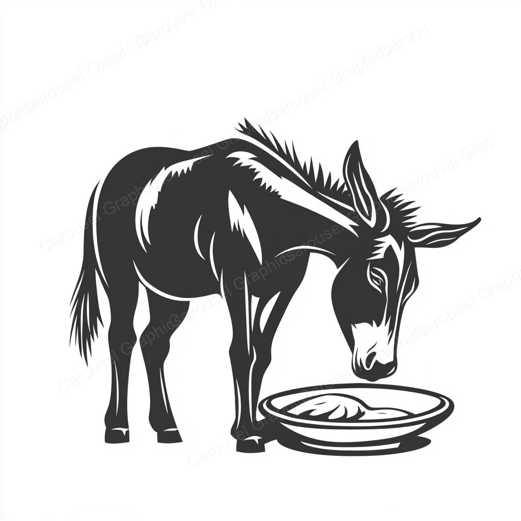 Donkey Vector Graphic preview