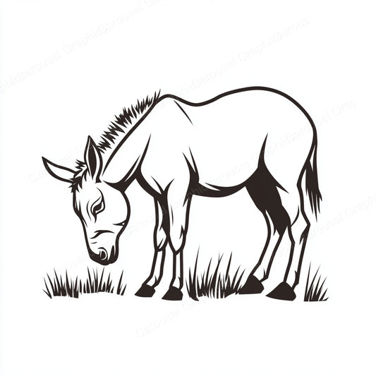 Donkey Vector Graphic preview