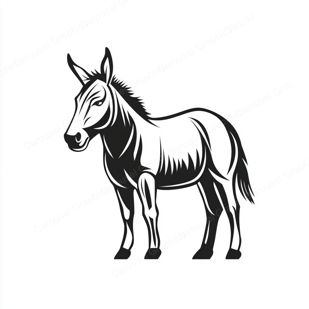 Donkey Vector Graphic preview