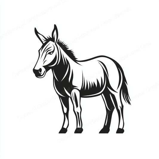 Donkey Vector Graphic preview
