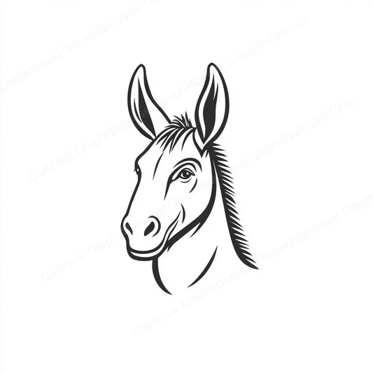 Donkey Vector Graphic preview