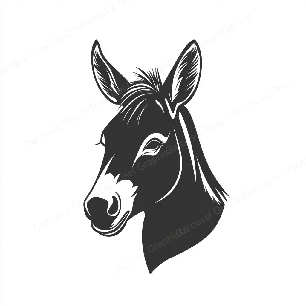 Donkey Vector Graphic preview