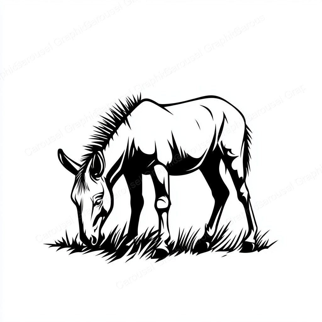 Donkey Vector Graphic preview