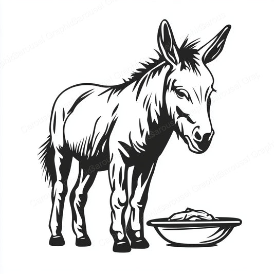 Donkey Vector Graphic preview