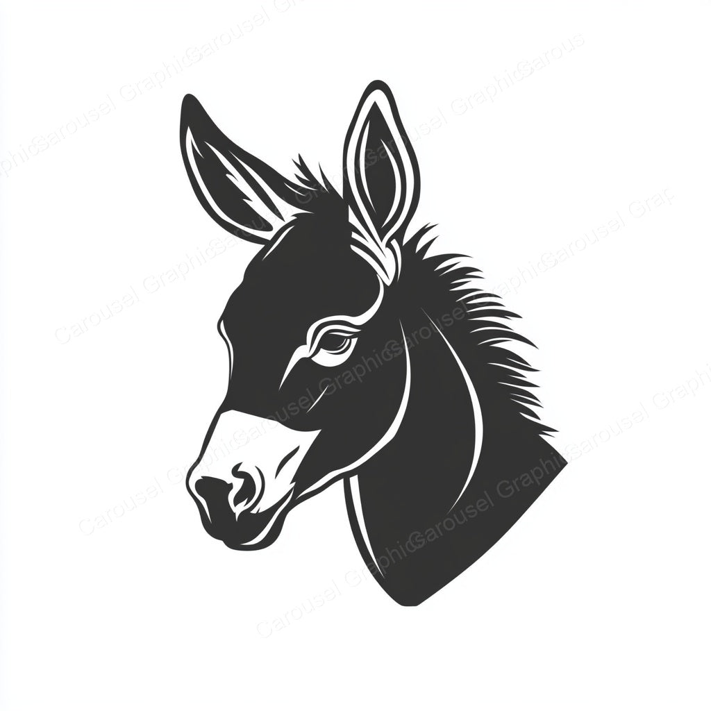 Donkey Vector Graphic preview