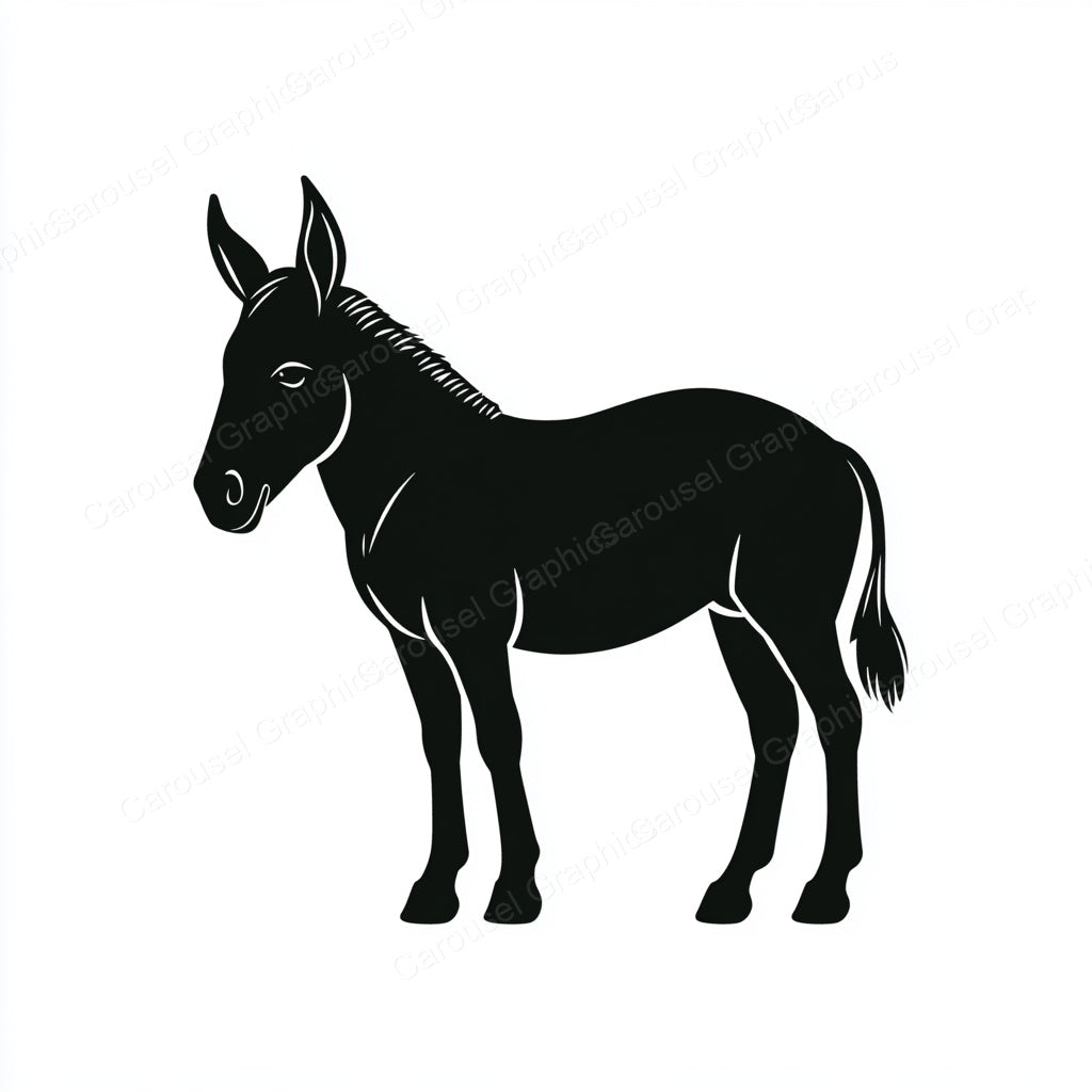 Donkey Vector Graphic preview