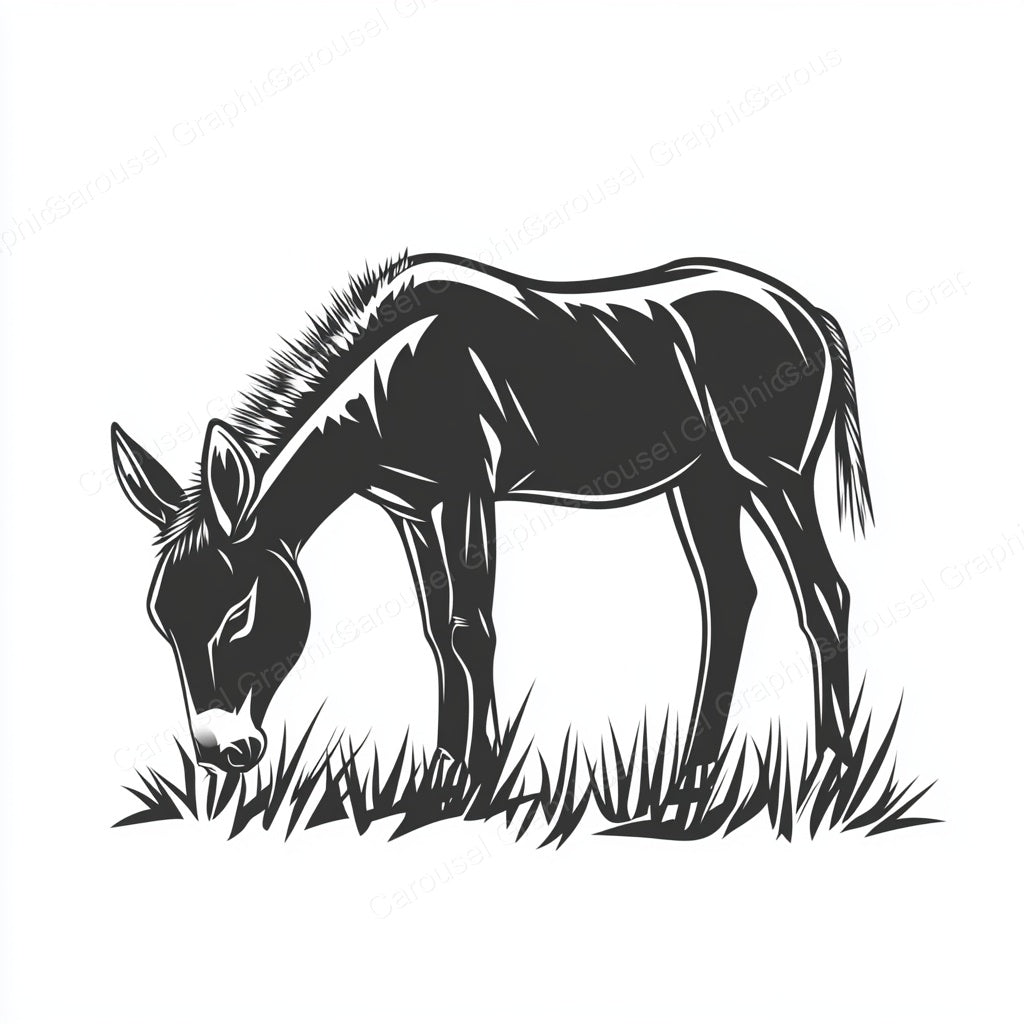 Donkey Vector Graphic preview