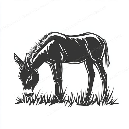 Donkey Vector Graphic preview