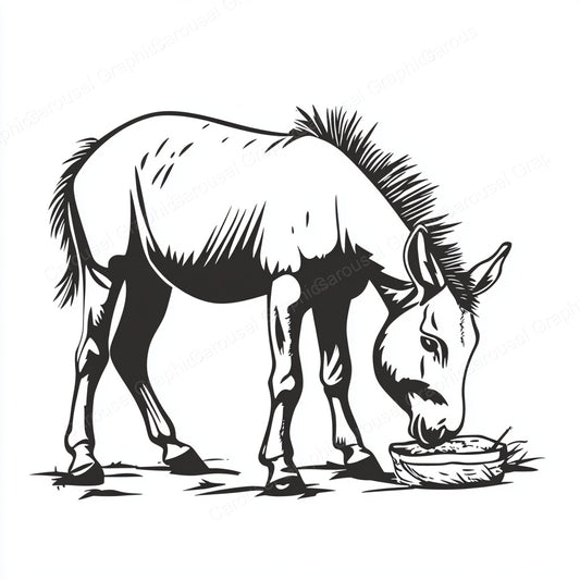Donkey Vector Graphic preview