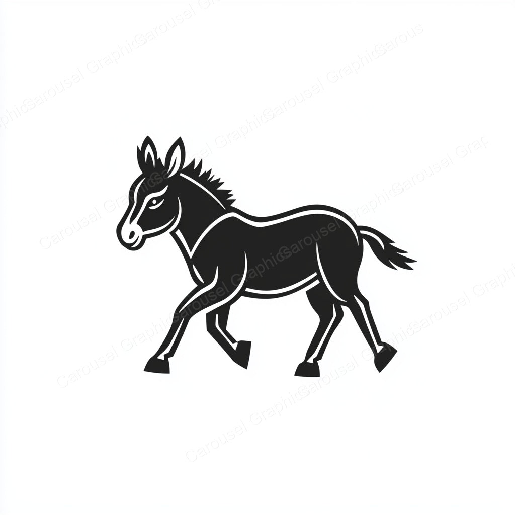 Donkey Vector Graphic preview