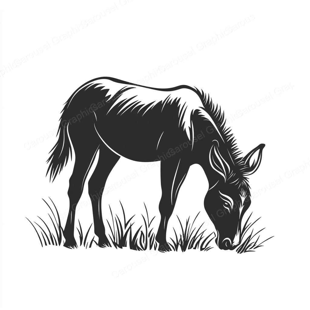 Donkey Vector Graphic preview