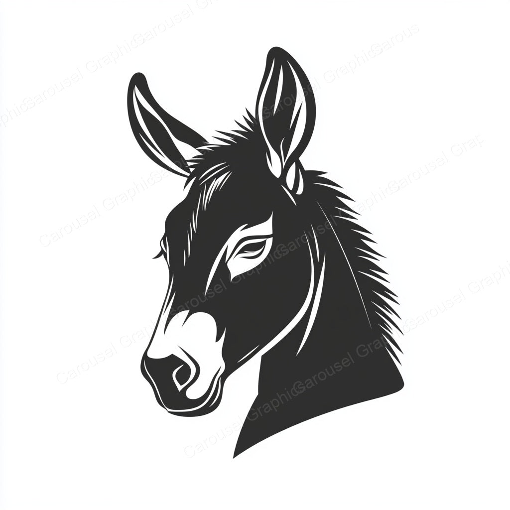 Donkey Vector Graphic preview