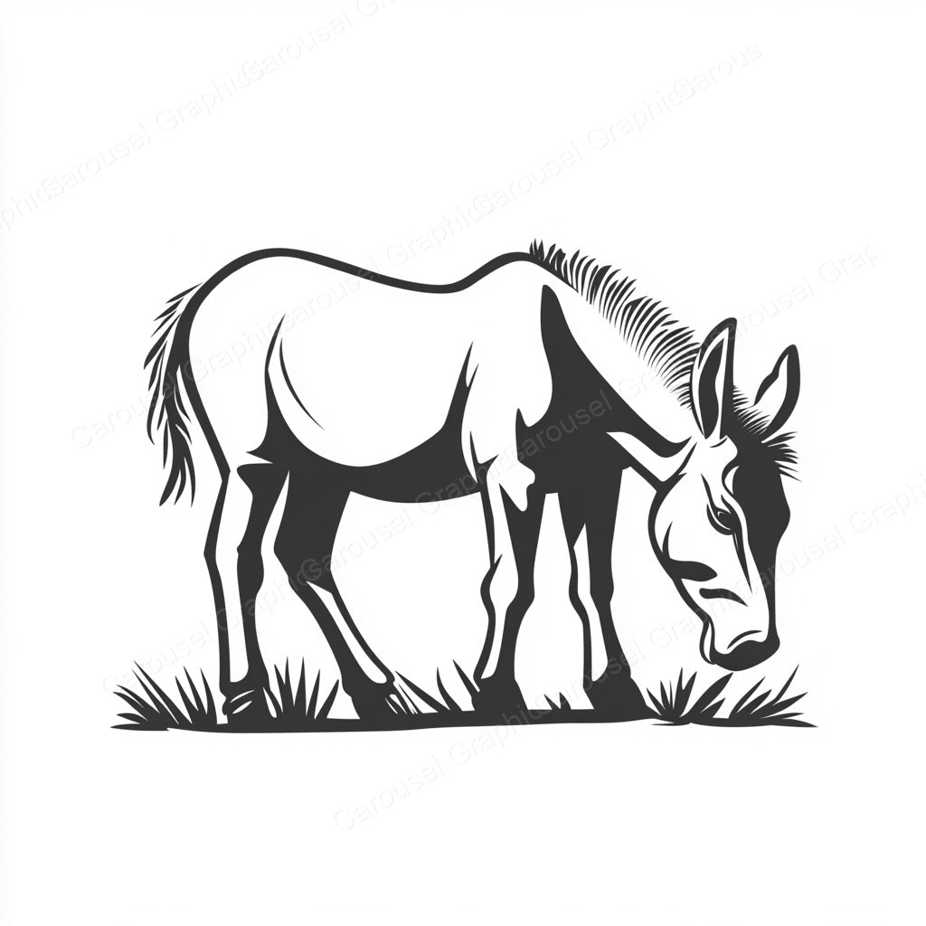 Donkey Vector Graphic preview