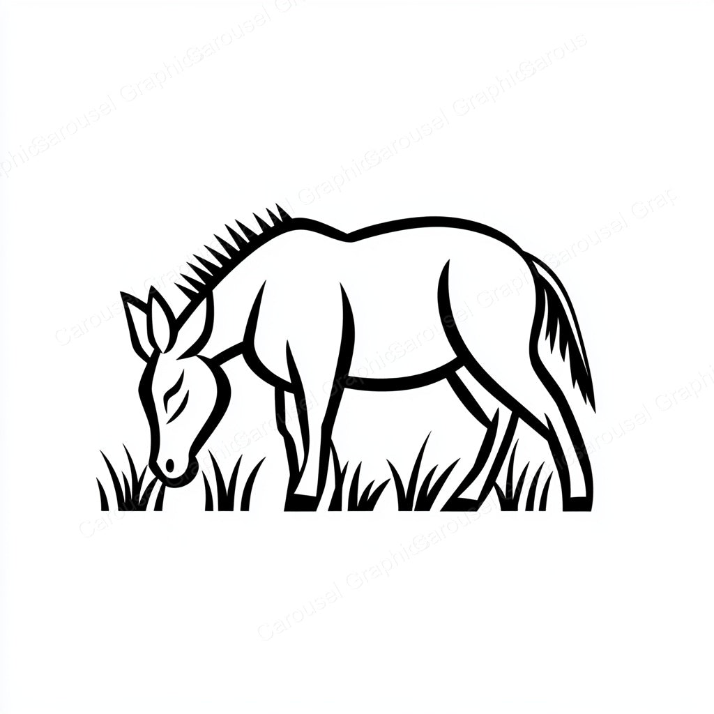 Donkey Vector Graphic preview