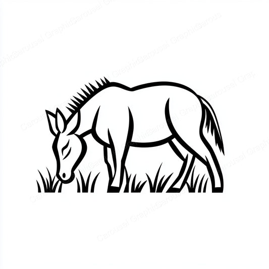 Donkey Vector Graphic preview