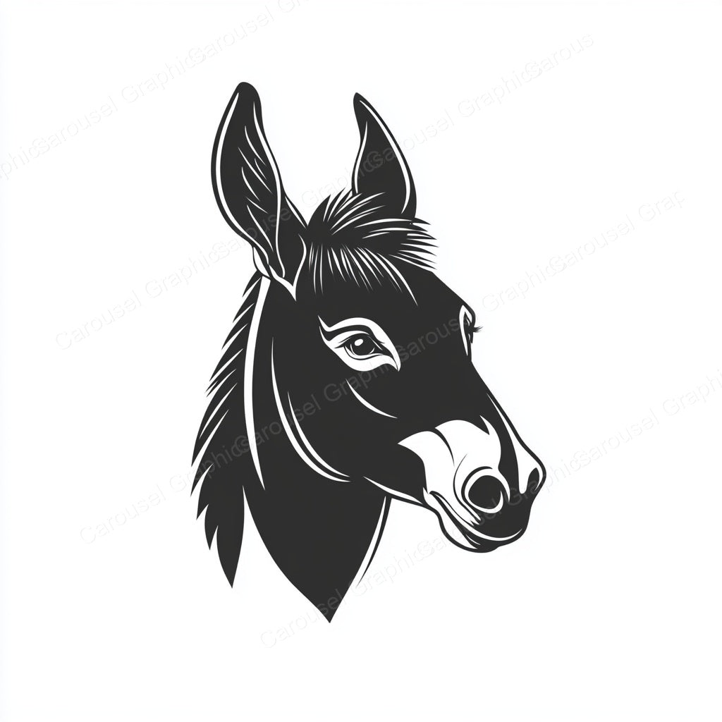 Donkey Vector Graphic preview