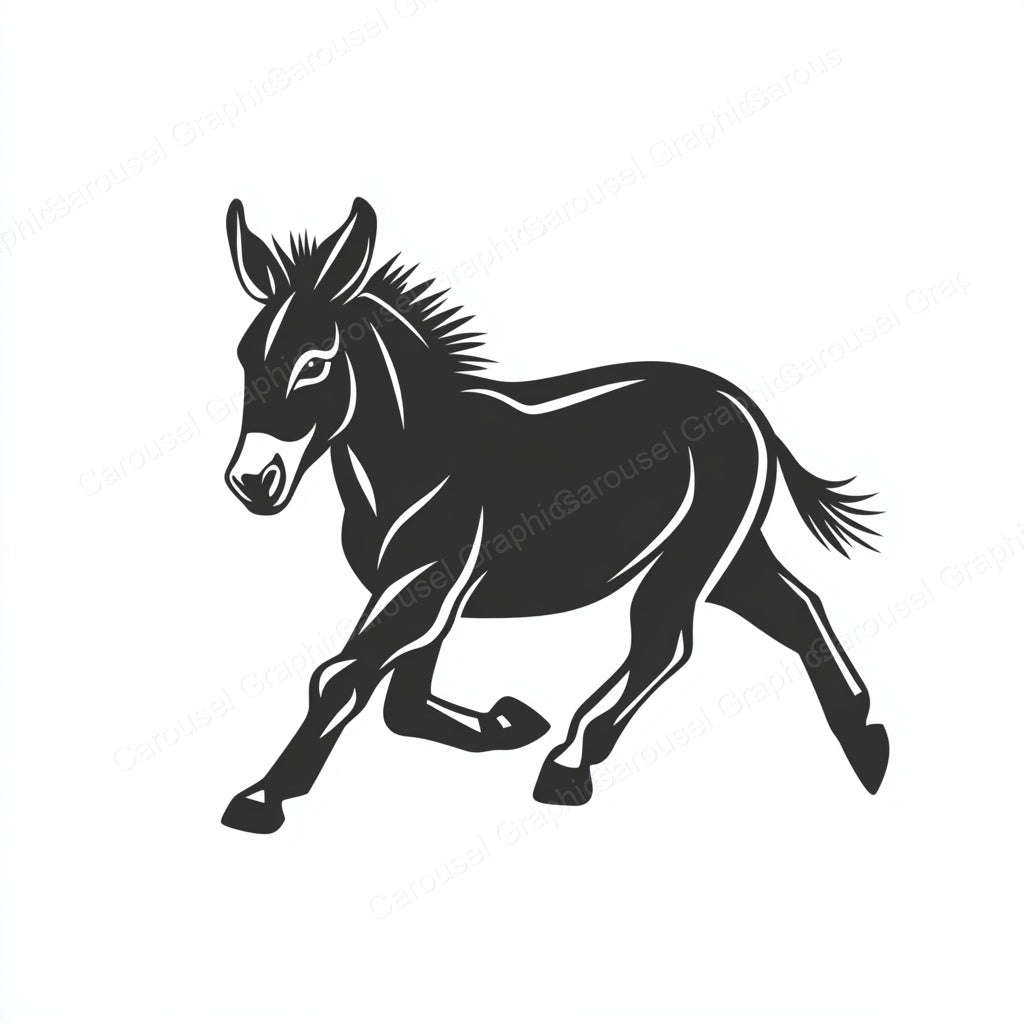 Donkey Vector Graphic preview