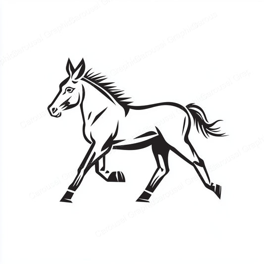 Donkey Vector Graphic preview