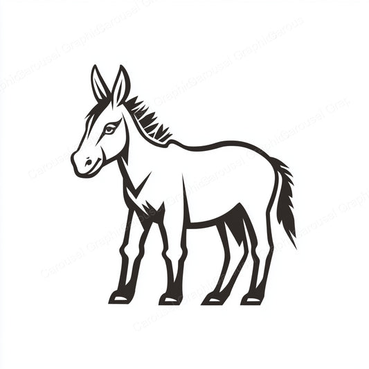 Donkey Vector Graphic preview
