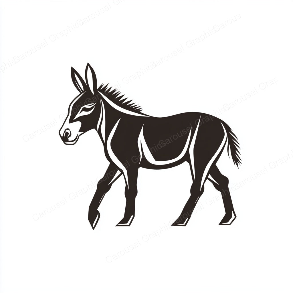 Donkey Vector Graphic preview