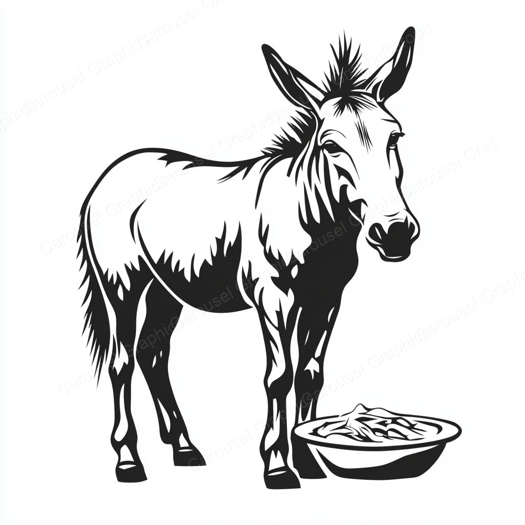 Donkey Vector Graphic preview
