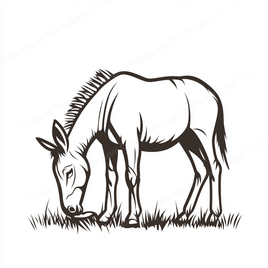 Donkey Vector Graphic preview