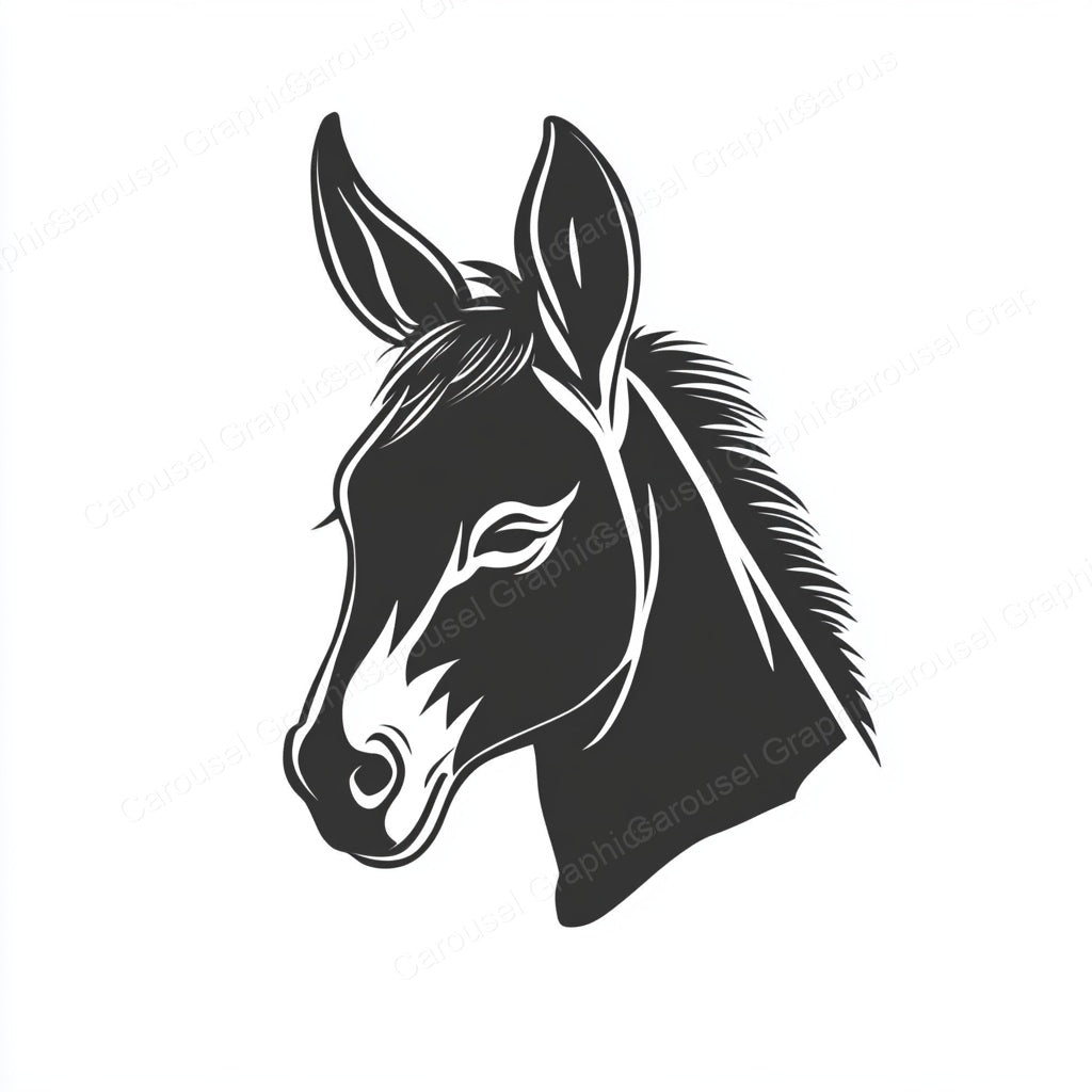 Donkey Vector Graphic preview