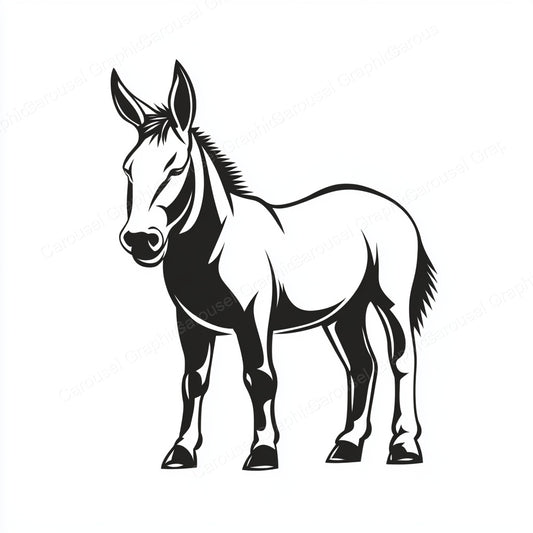 Donkey Vector Graphic preview