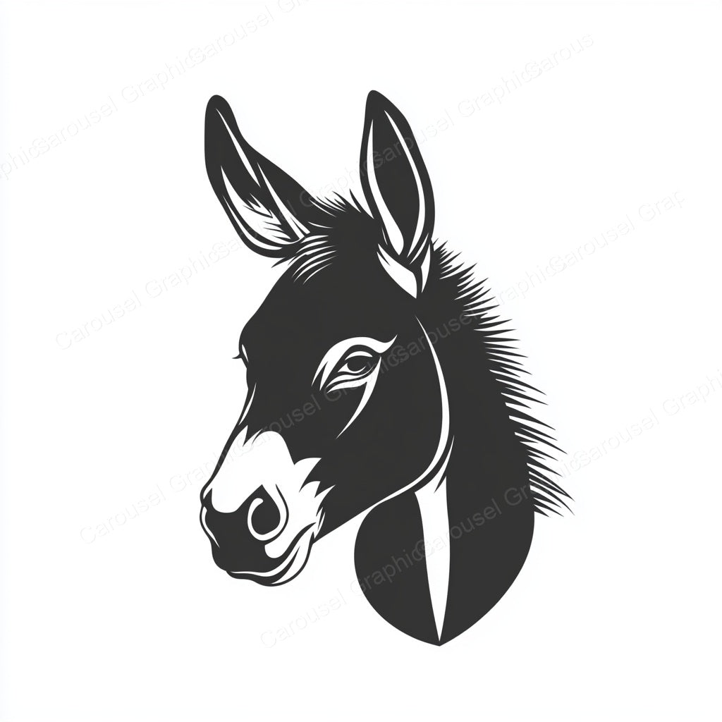 Donkey Vector Graphic preview