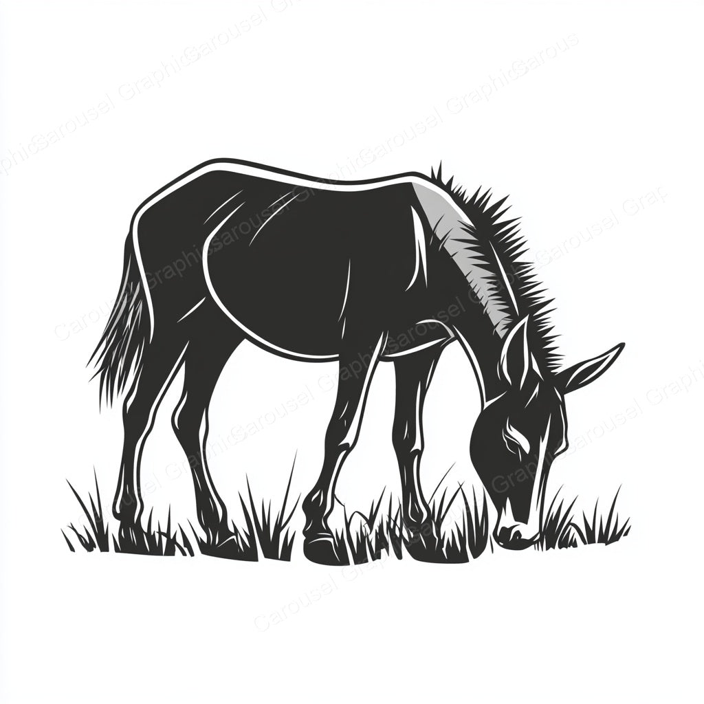 Donkey Vector Graphic preview