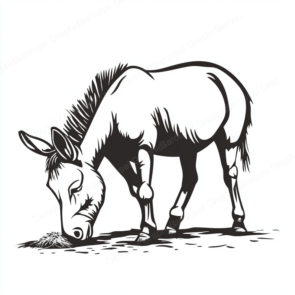 Donkey Vector Graphic preview
