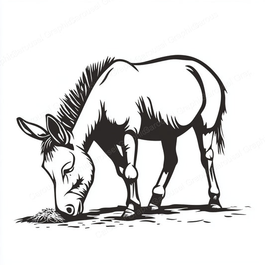 Donkey Vector Graphic preview