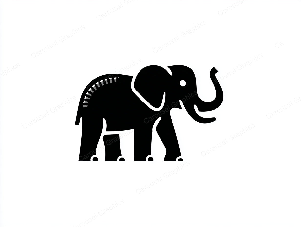 Elephant Vector Graphic preview