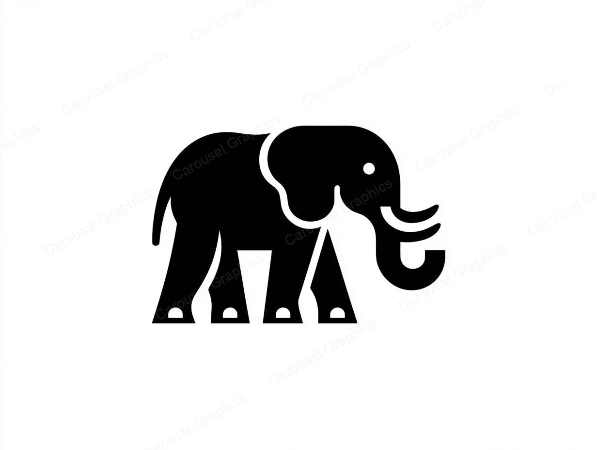 Elephant Vector Graphic preview