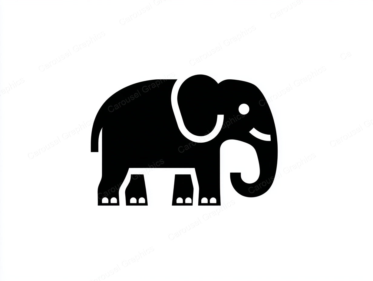 Elephant Vector Graphic preview