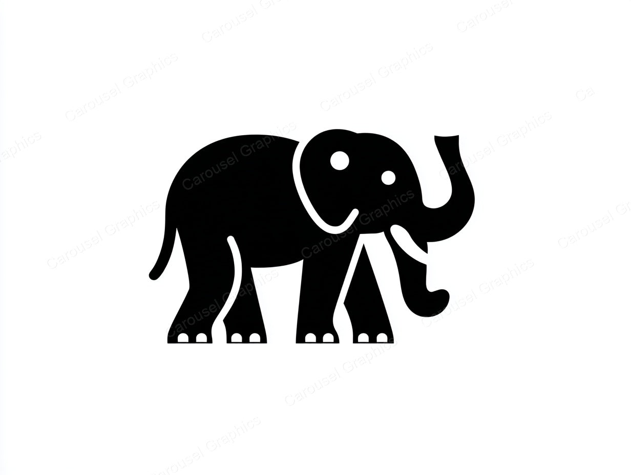 Elephant Vector Graphic preview