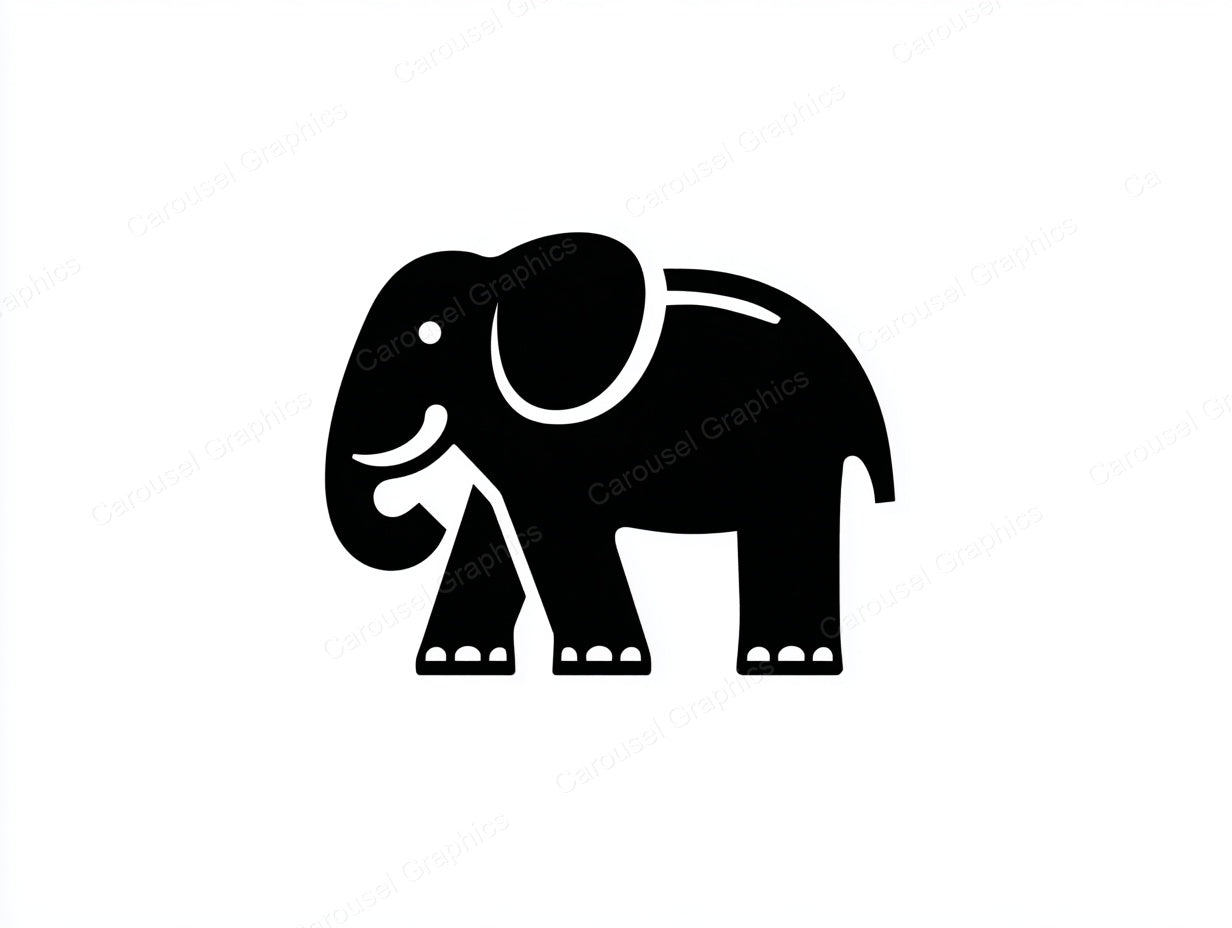 Elephant Vector Graphic preview