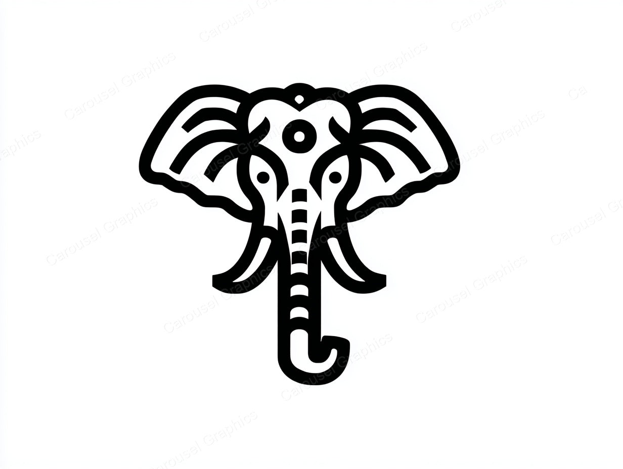 Elephant Vector Graphic preview
