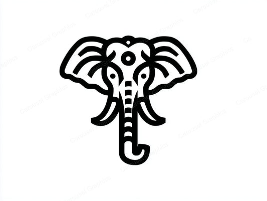 Elephant Vector Graphic preview