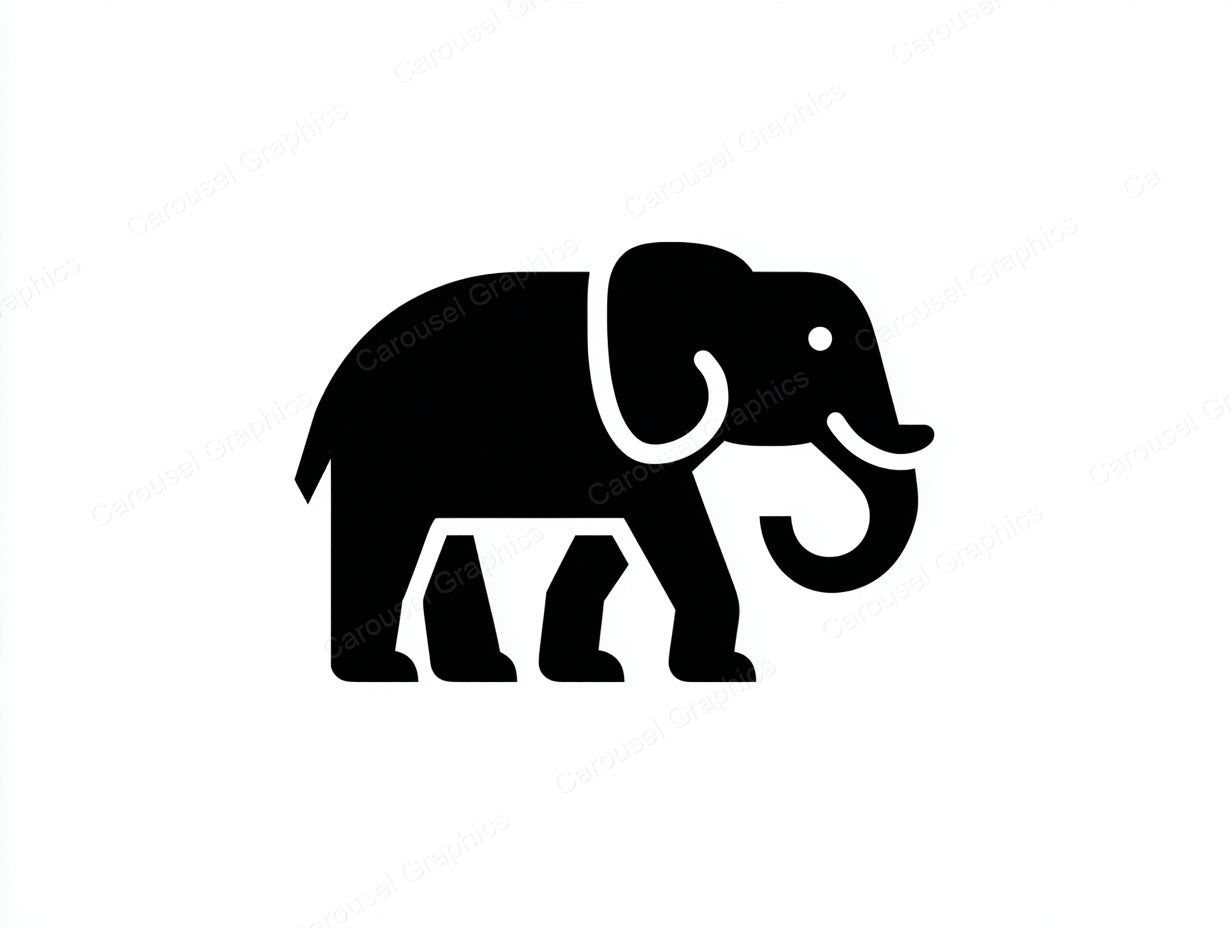 Elephant Vector Graphic preview