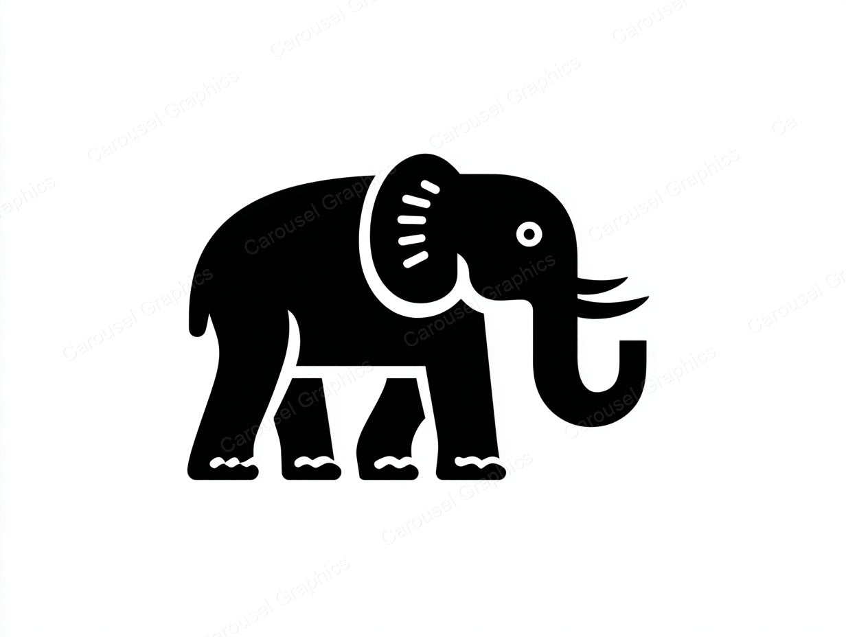 Elephant Vector Graphic preview