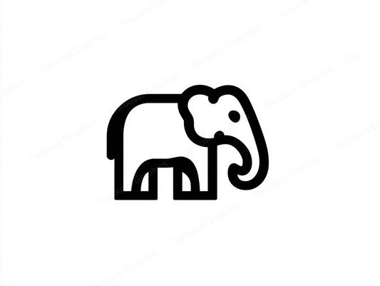Elephant Vector Graphic preview